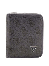 GUESS 2 USCITA Portafoglio Guess Milano Zip Around - Nero BLACK